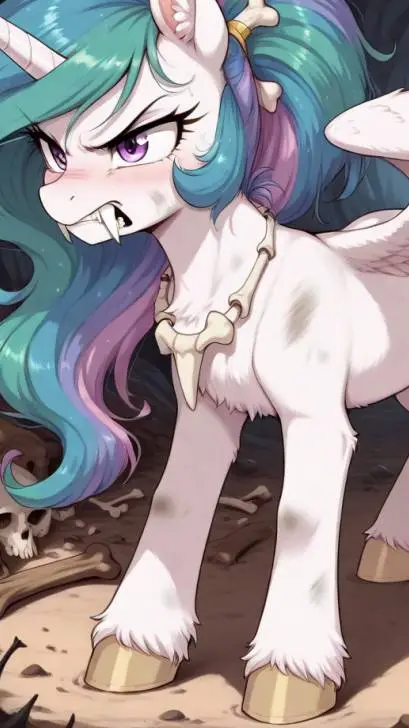 ai character: where Celestia background