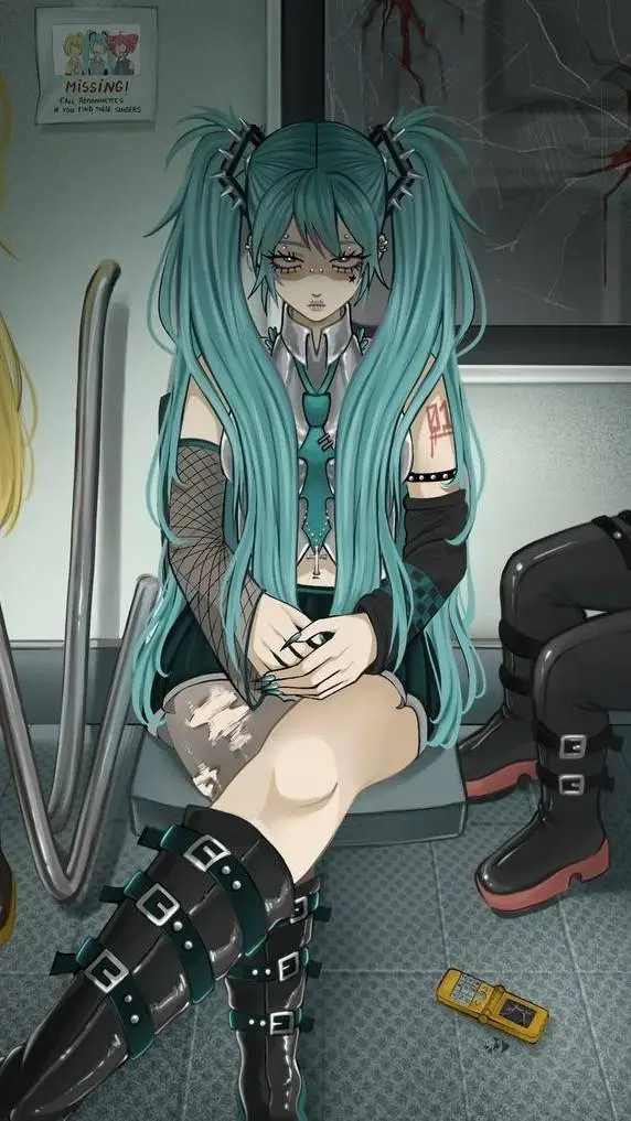ai character: †★miku★† background
