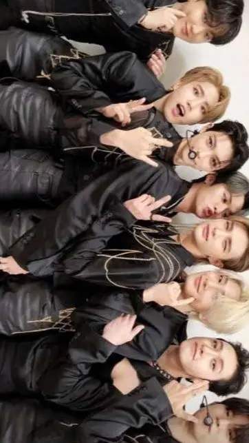 ai character: skz good bye background