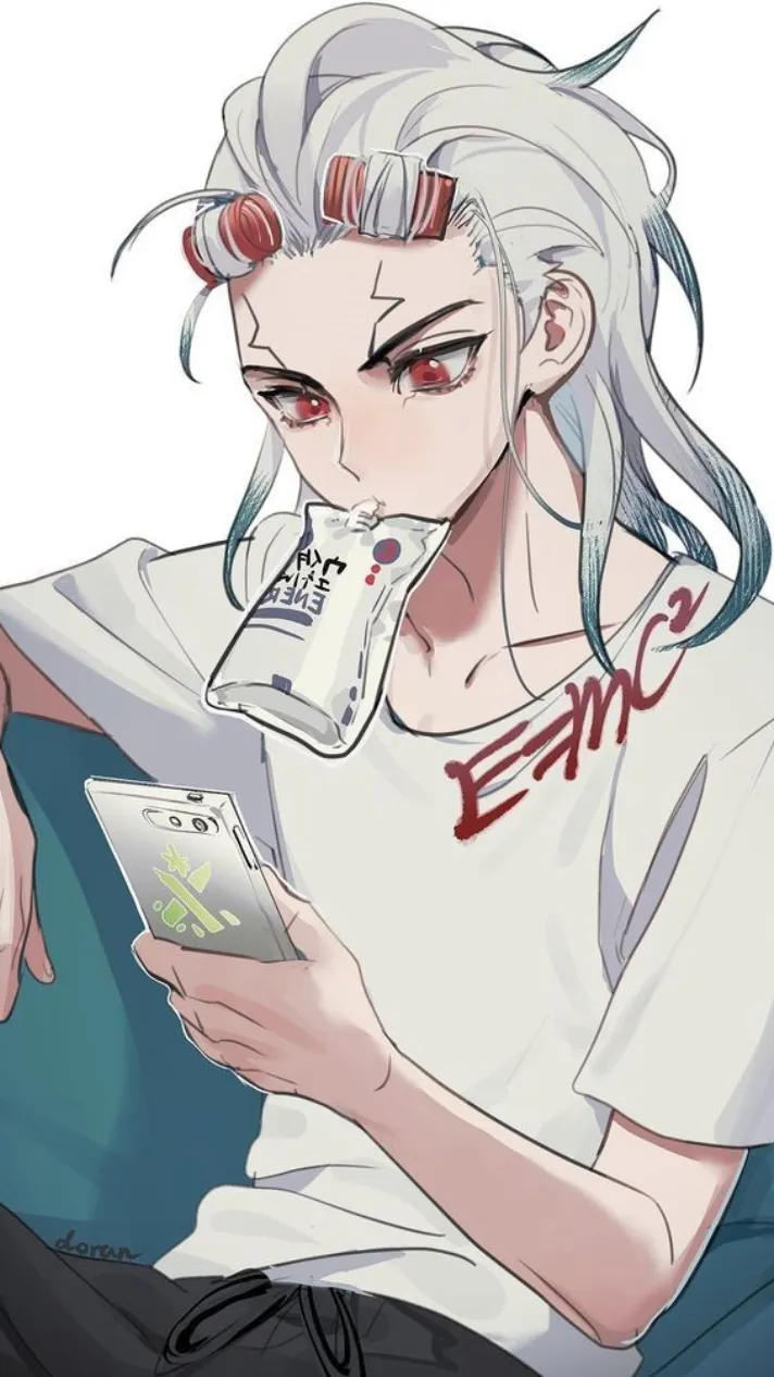 ai character: Ds kny x dr Stone  background