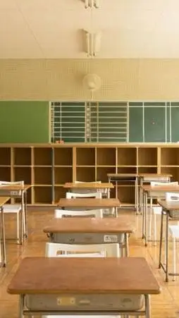 ai character: New school!!  background