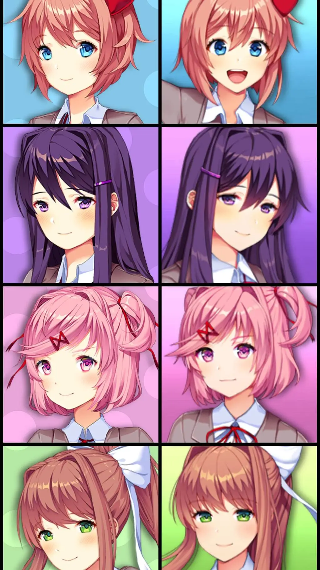 ai character: ddlc background