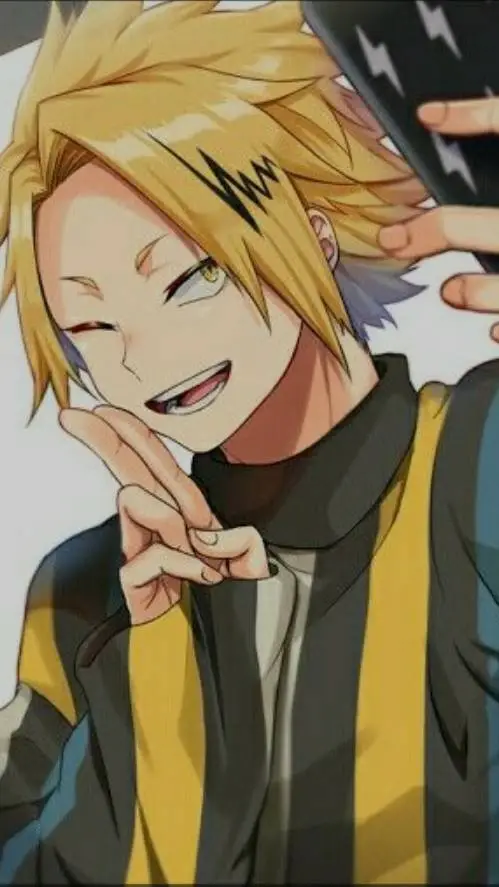 ai character: Denki Kaminari background