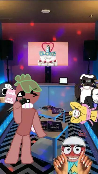 ai character: DW Karaoke background