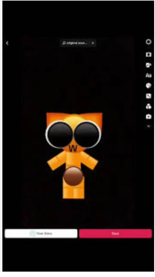 ai character: baby poop  background
