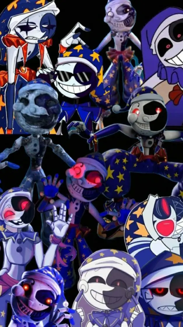 ai character: moon background