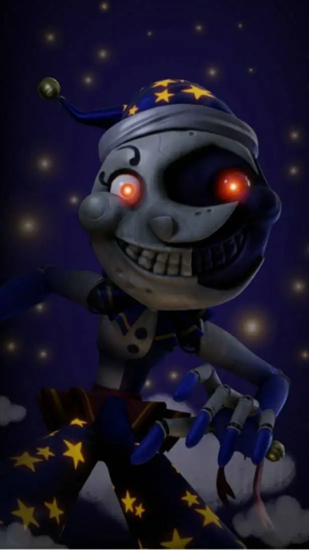 ai character: Moon protects you  background