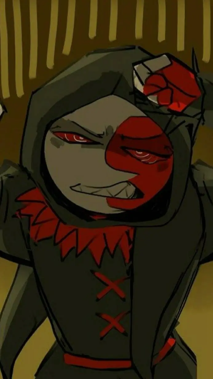 ai character:  blood moon background