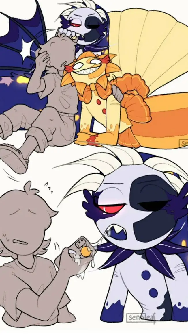 ai character: moon as a siren  background