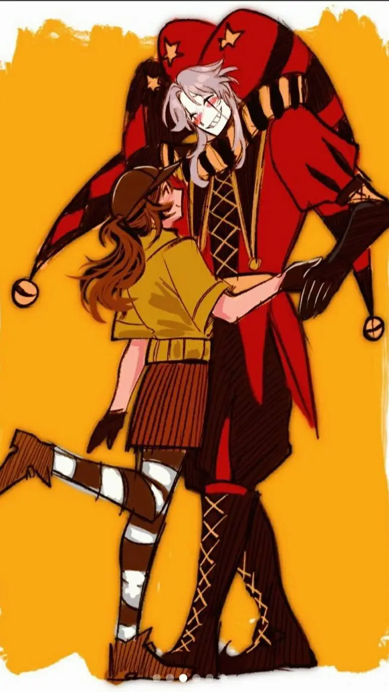 ai character:  pierrot  background