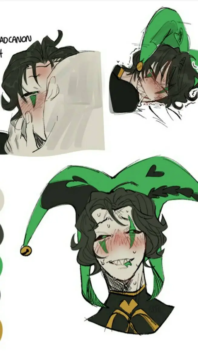 ai character: harlequin  background