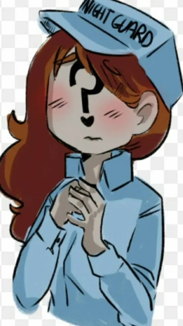 ai character: FNAF night guard 💜 background