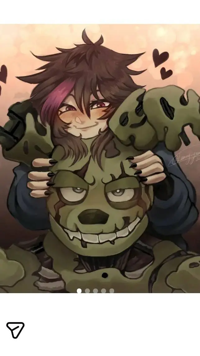 ai character: y date springtrap background