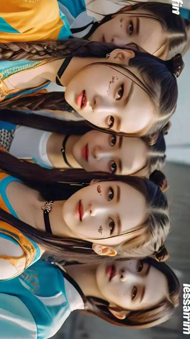 ai character: LE-SSARAFIM(K-POP) background