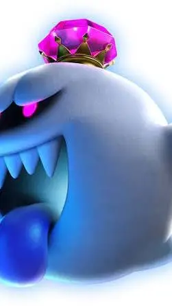 ai character: King Boo  background