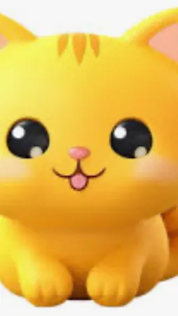 ai character: Emoji cat (roblox) background