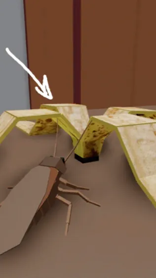 ai character: Your a cockroach background