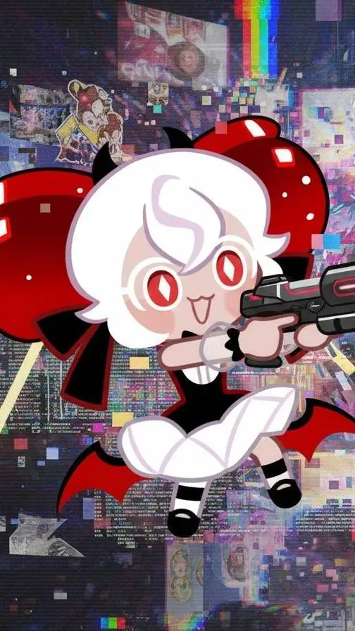 ai character: Candy Apple Cookie background