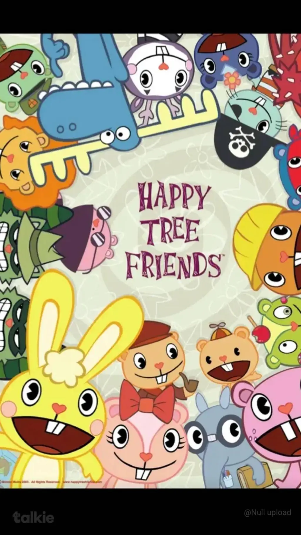 ai character: HAPPY TREE FRIENDS background