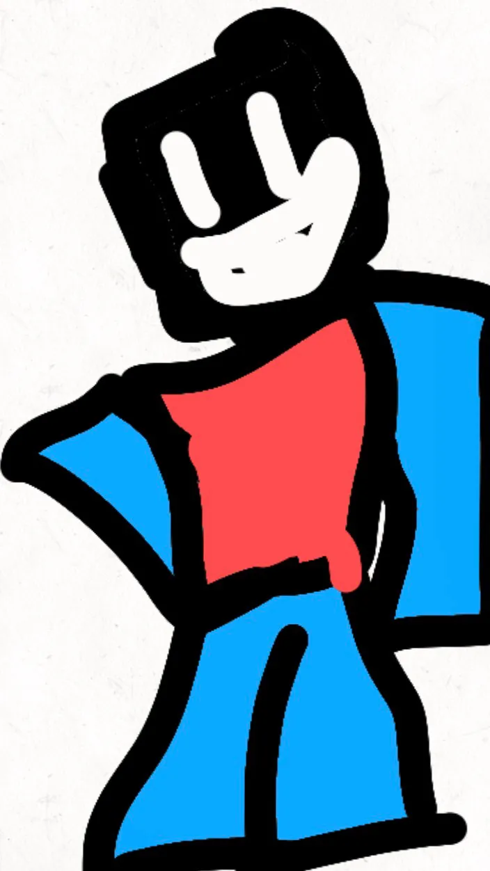 ai character: Smiling  background
