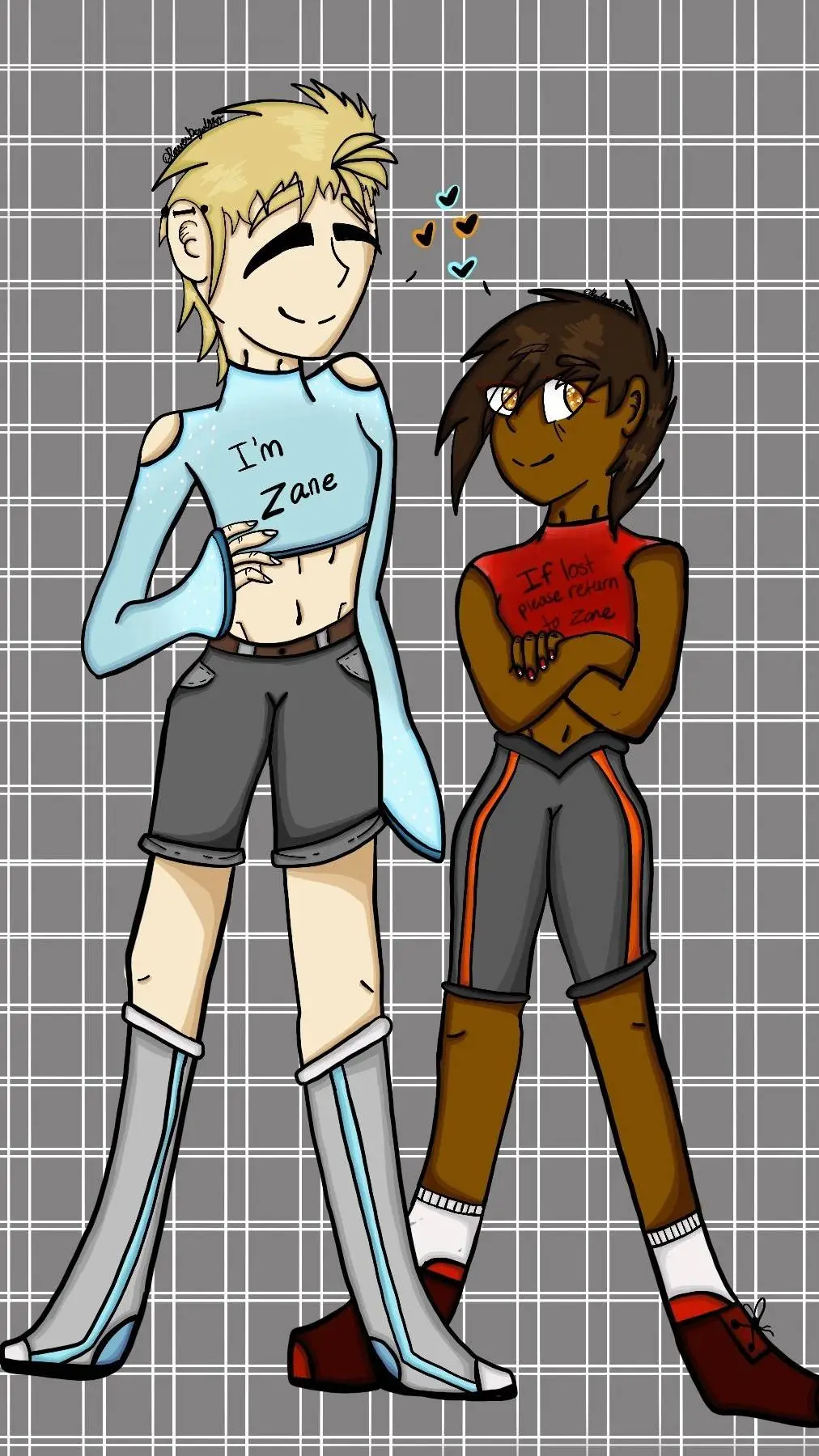 ai character: Kai x Zane  background