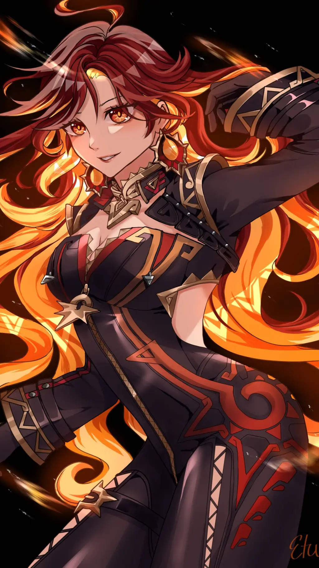 ai character: Mavuika  background