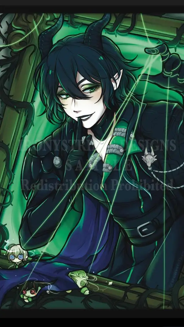 ai character: Twisted Wonderland background