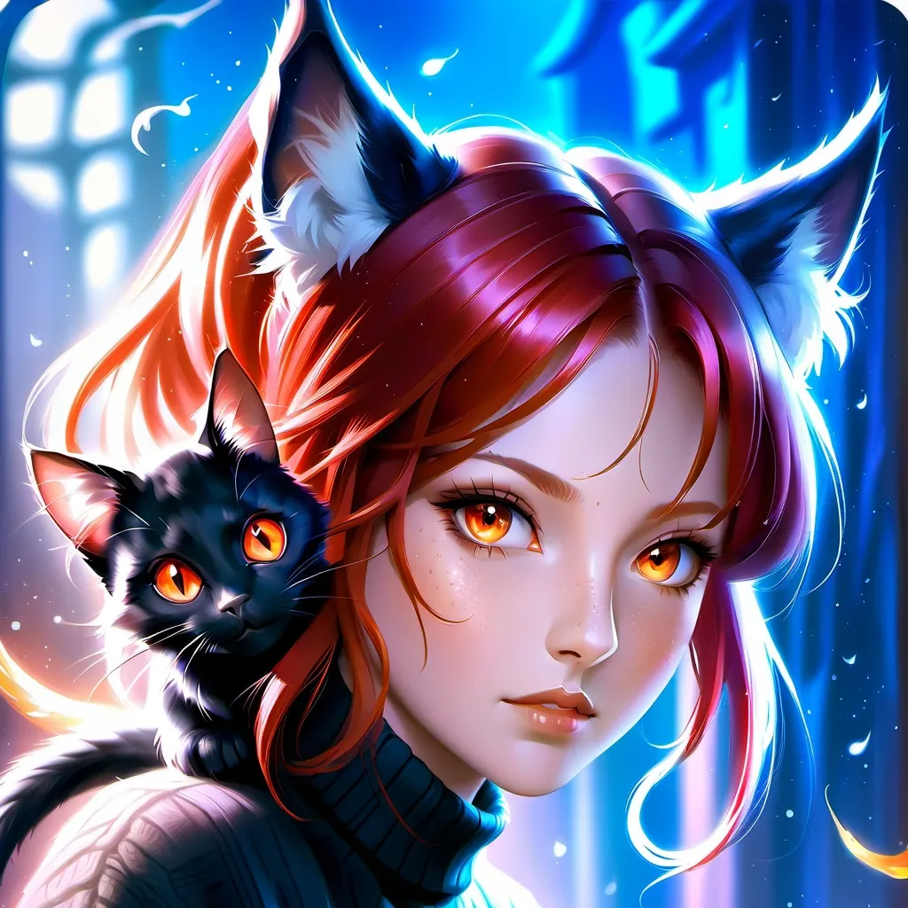 chat with ai character: cat