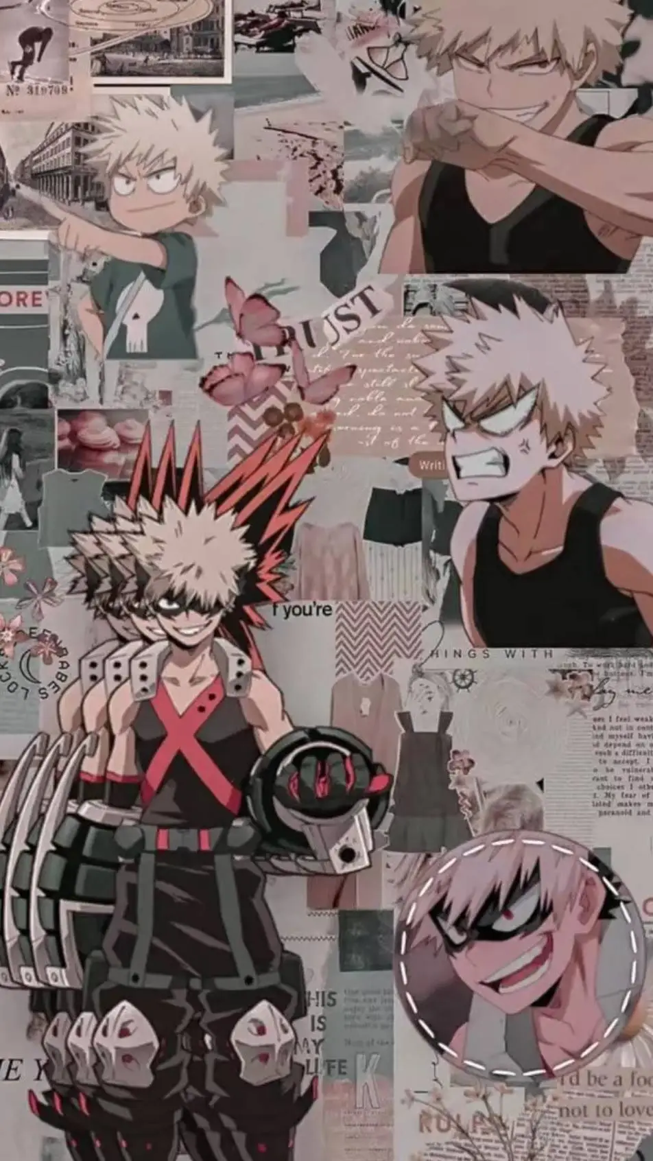 ai character: Katsuki Bakugo background