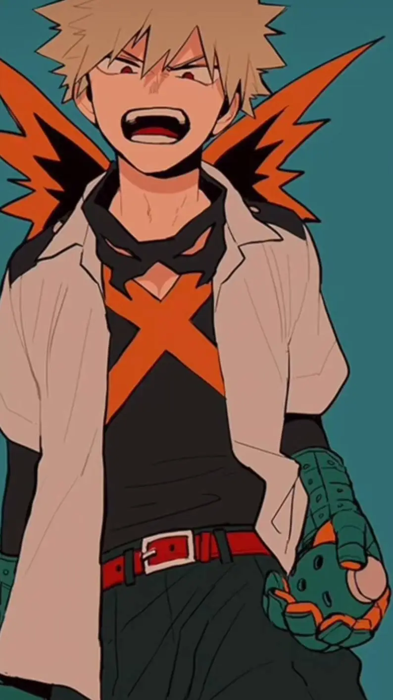 ai character: Katsuki Bakugo  background