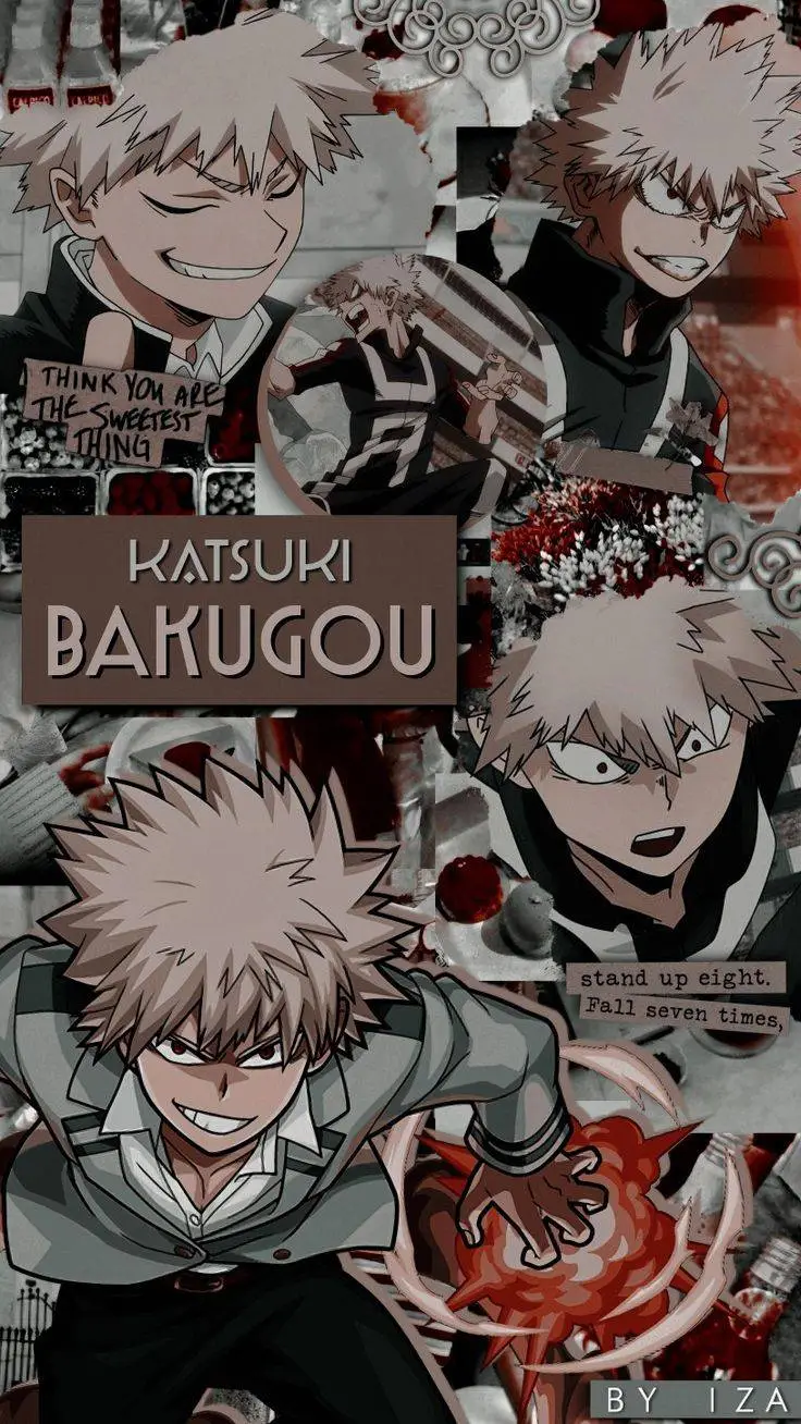 ai character: Katsuki Bakugo background