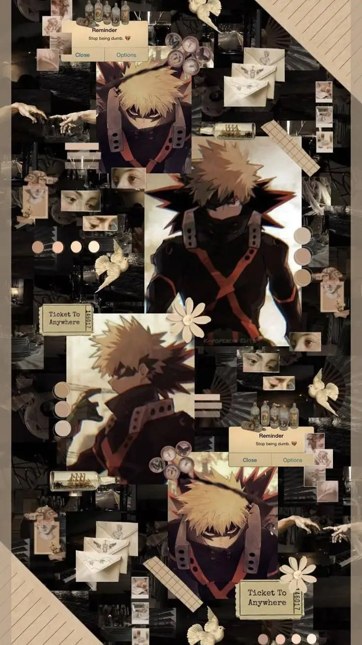 ai character: Katsuki Bakugo background