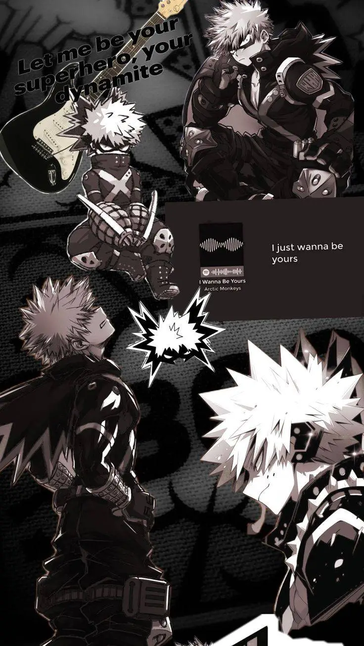 ai character: Katsuki Bakugo background