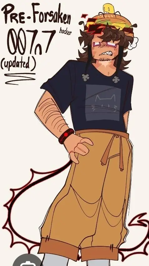 ai character: ur c00lkidd background