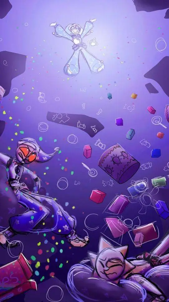 ai character: tsams again! background