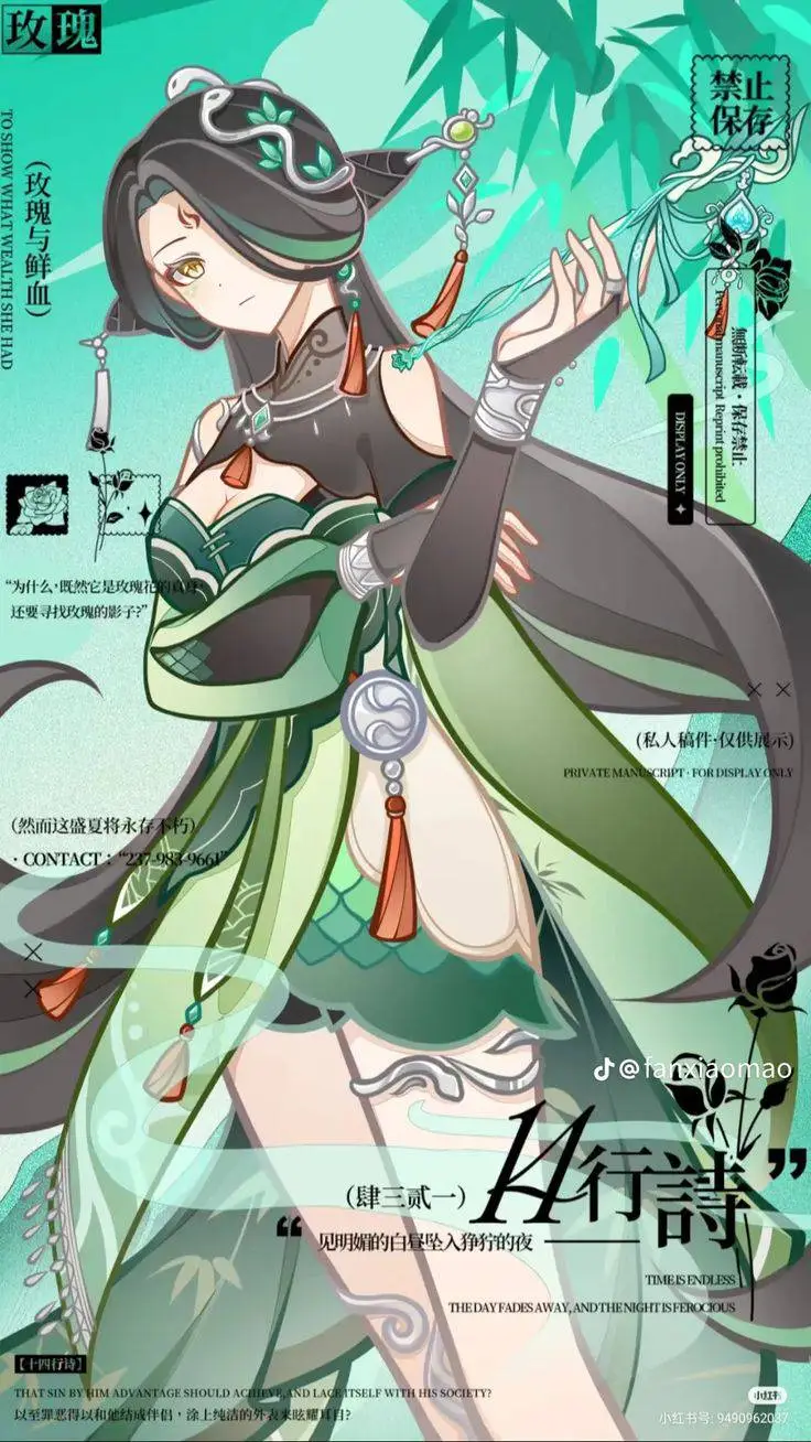 ai character: Genshin Impact background