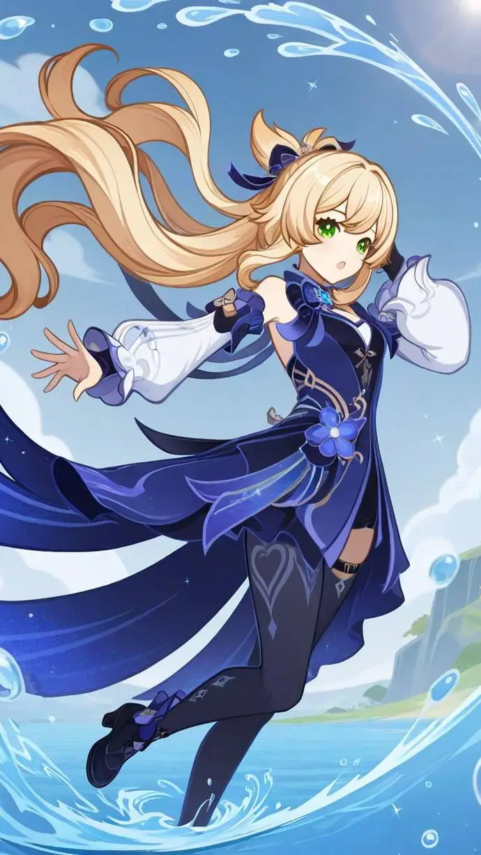 ai character: Natlan kids ? background