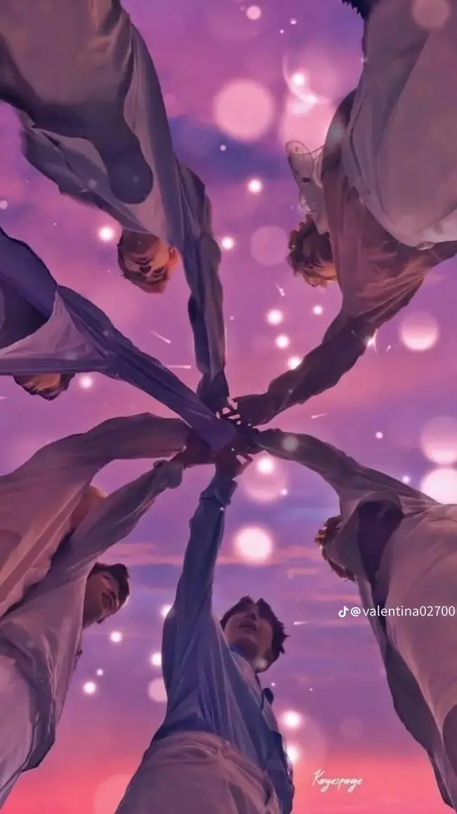 ai character: BTS💜💜 background