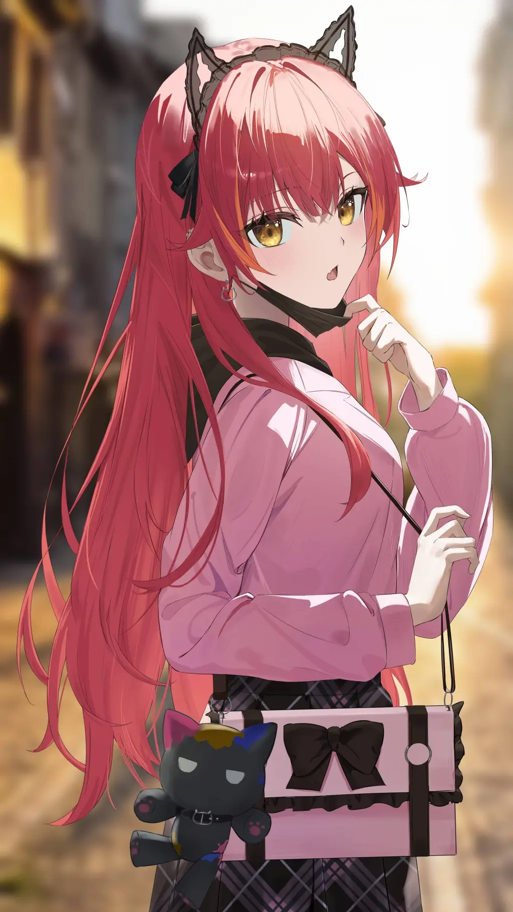 ai character: Meow-chan background