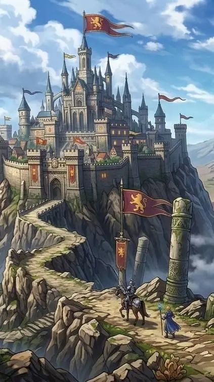 ai character: Valdoria Castle background