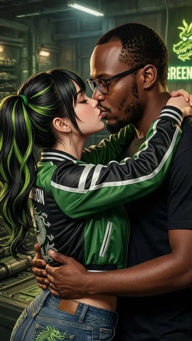 ai character: Green Dragon. background