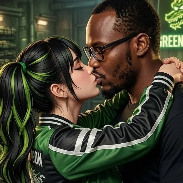 chat with ai character: Green Dragon.