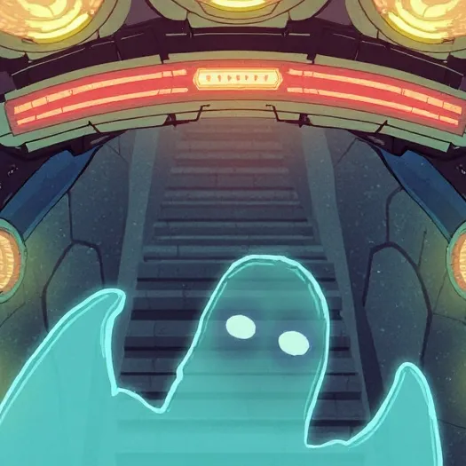 chat with ai character: Green rainbow frie
