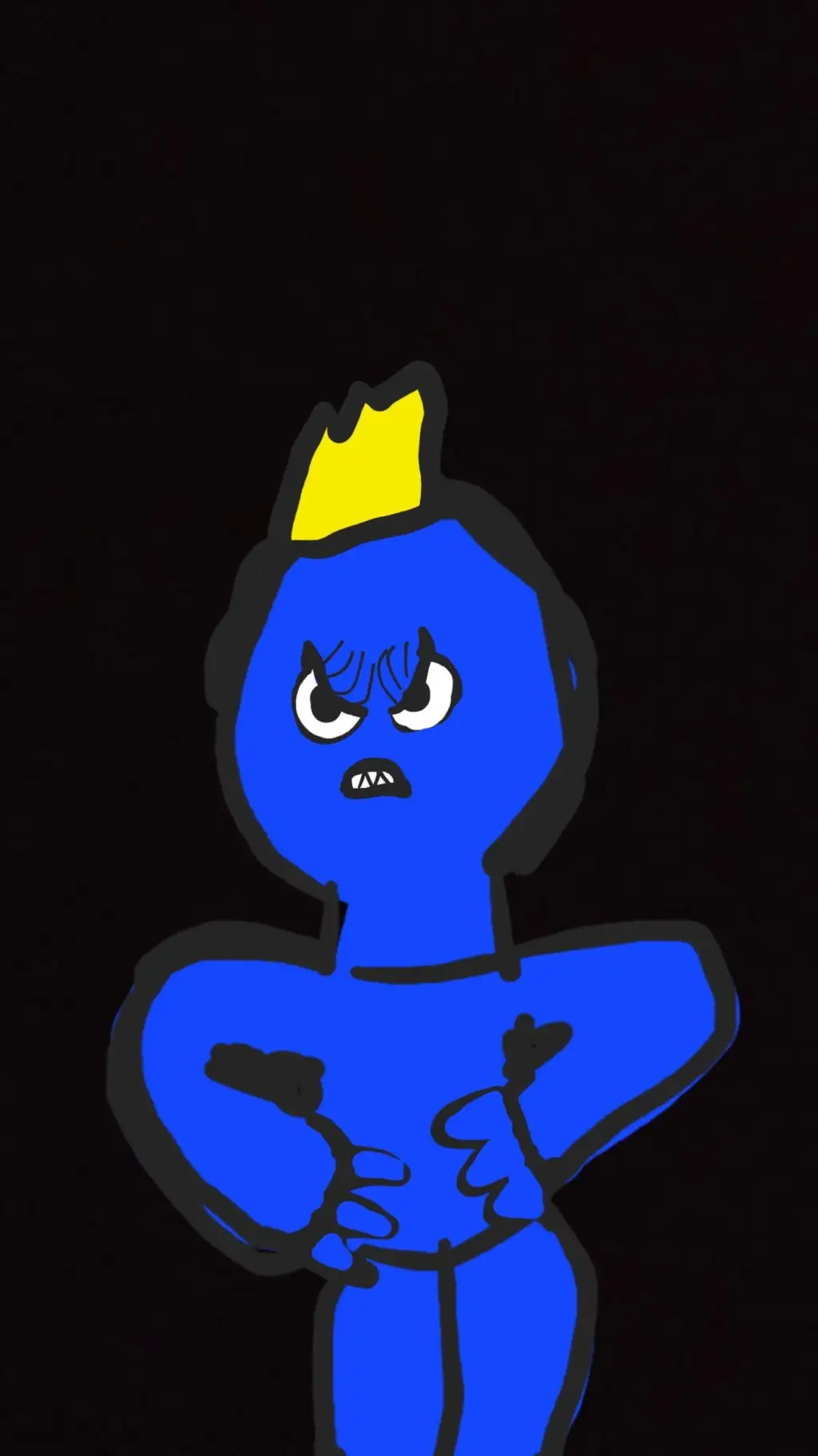 ai character: Pink  background