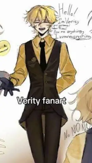 ai character: 😀-Verity-😀 (human) background