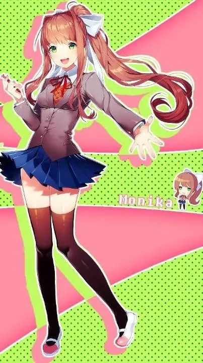 ai character: Monika background