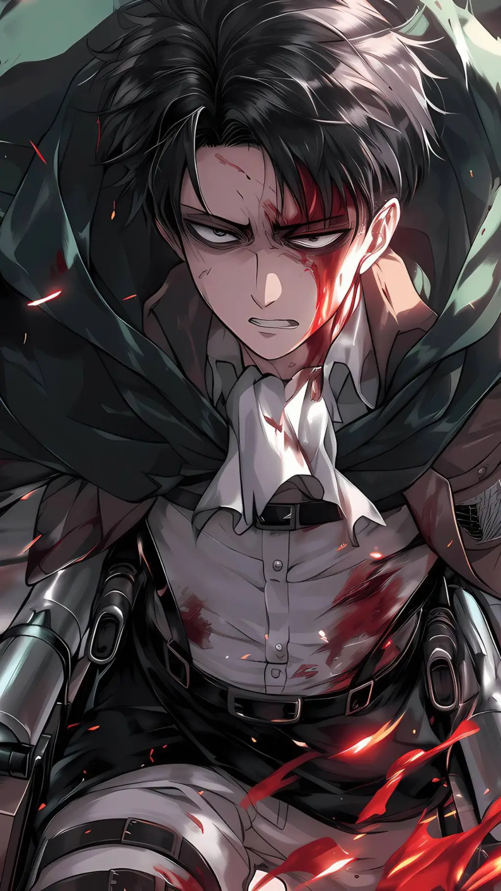 ai character: Levi Ackerman background