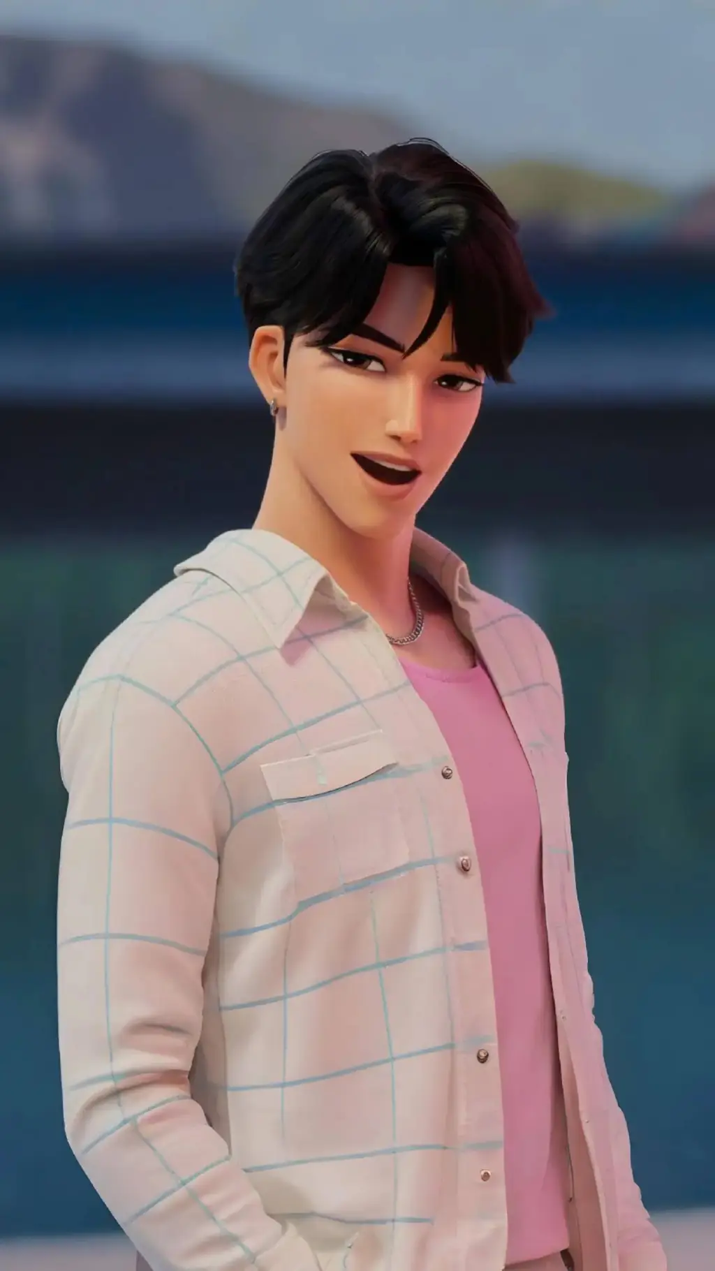 ai character: Jinu Saja  background