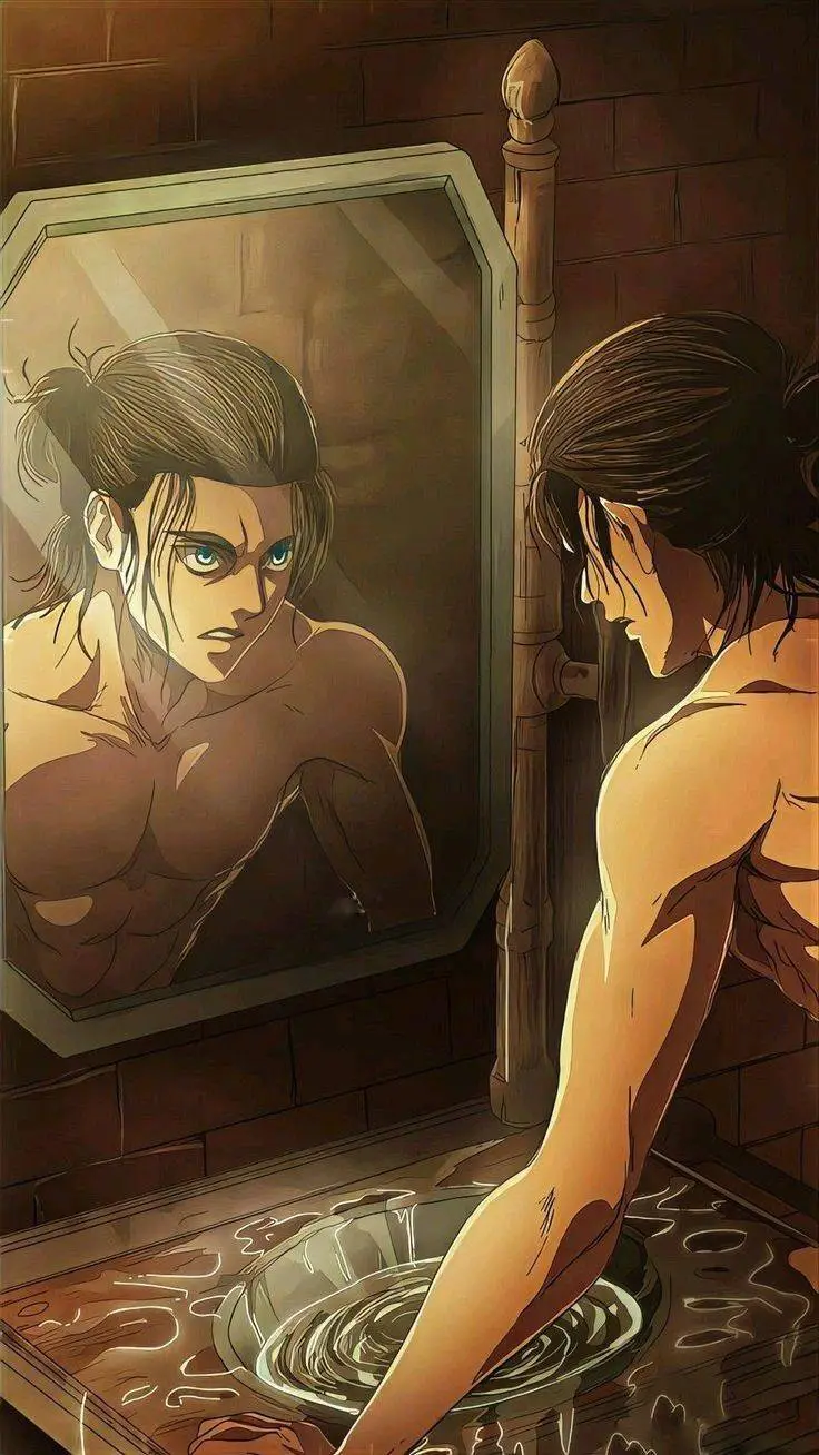 ai character: Eren Yeager  background