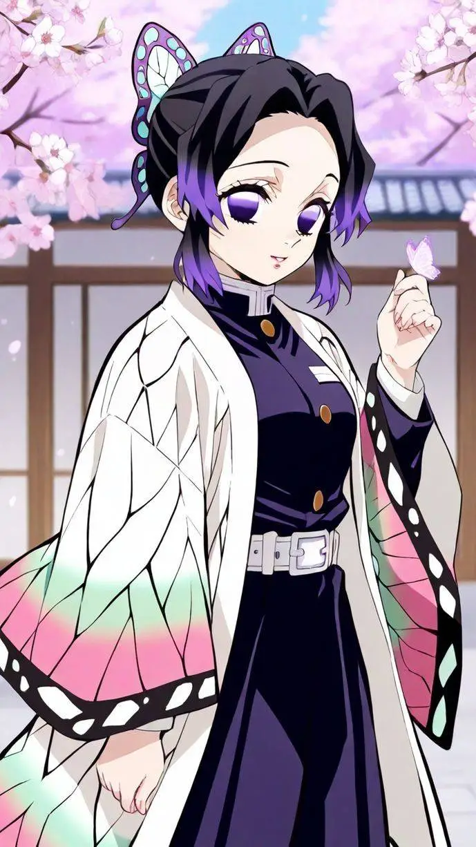 ai character: Shinobu Kochō background